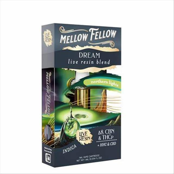Picture of MELLOW FELLOW CARTRIDGE 1ML LIVE RESIN - NORTHERN LIGHTS