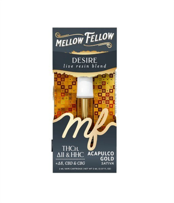 Picture of MELLOW FELLOW LIVE RESIN 2ML CARTRIDGE - ACAPULCO GOLD