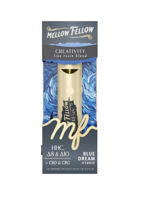 Picture of MELLOW FELLOW LIVE RESIN 2ML DISPOSABLE - BLUE DREAM