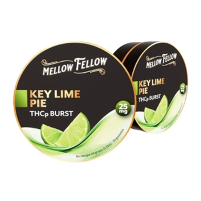 Picture of MELLOW FELLOW GUMMIES THCP BURST 25MG - KEY LIME PIE