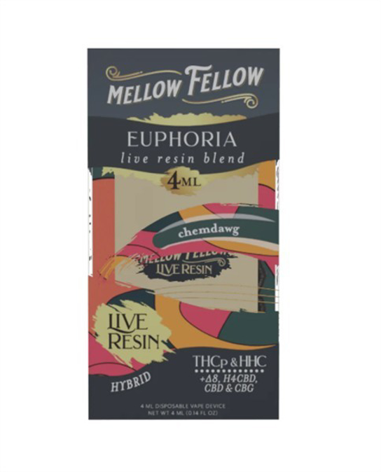 Picture of MELLOW FELLOW 4ML LIVE RESIN DISPOSABLE - CHEWMDAWG