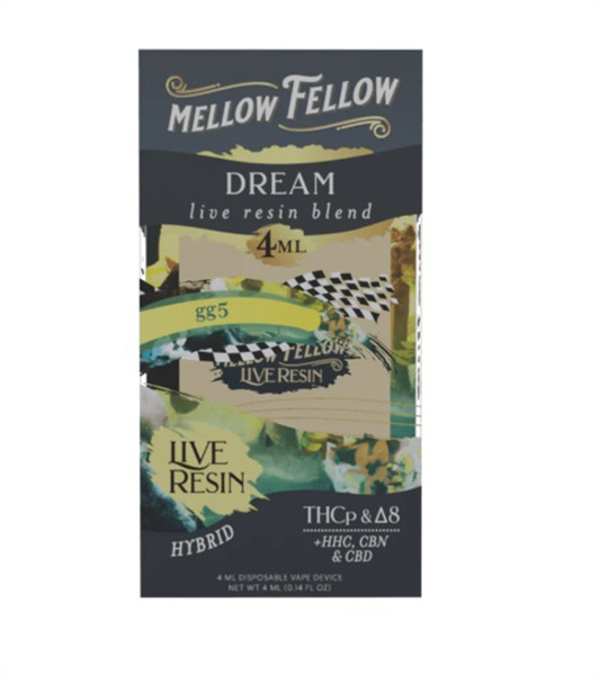 Picture of MELLOW FELLOW 4ML LIVE RESIN DISPOSABLE - GG5