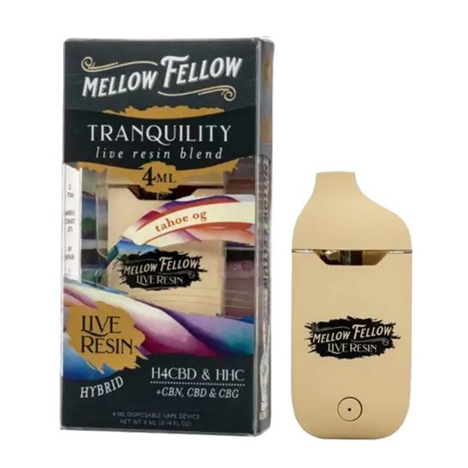 Picture of MELLOW FELLOW 4ML LIVE RESIN DISPOSABLE - TAHOE OG
