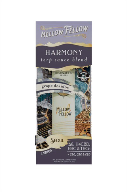 Picture of MELLOW FELLOW DISPOSABLE 1ML - GRAPE DOSIDOS