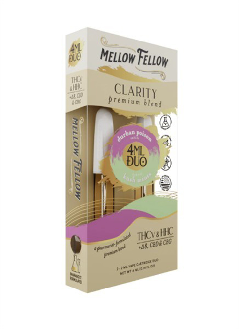 Picture of MELLOW FELLOW  4ML DUO CARTRIDGE - KUSH MINTS