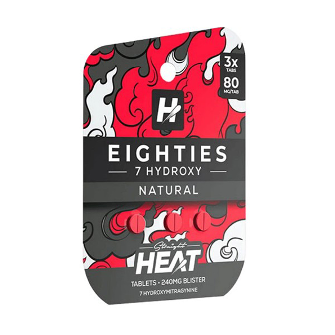 Picture of HYDROX - HEAT EIGHTIES TAB 80MG 3CT - NATURAL