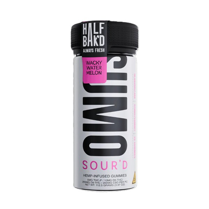 Picture of HALF BAK'D SOURD GUMMIES SUMO 10000MG 25CT/JAR - WACKY WATERMELON
