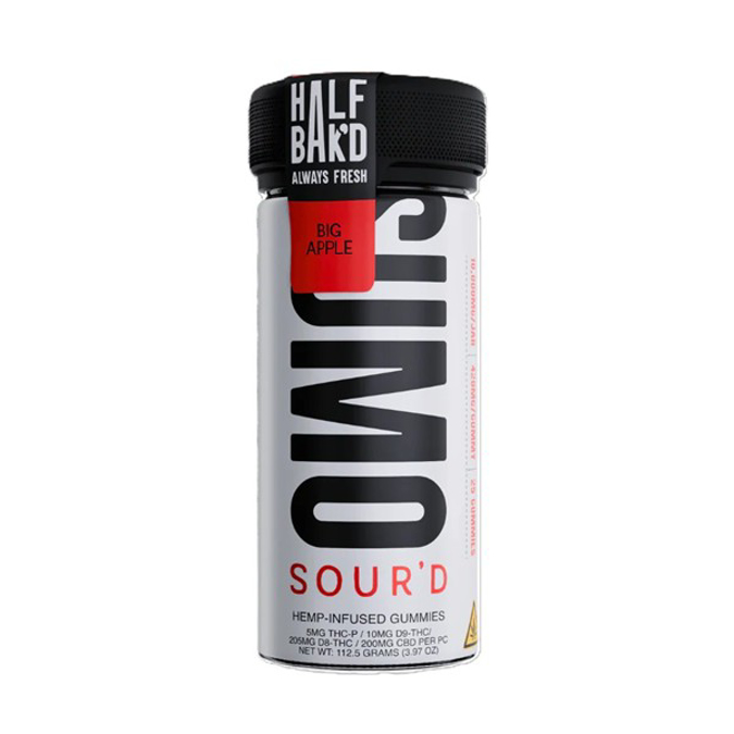 Picture of HALF BAK'D SOURD GUMMIES SUMO 10000MG 25CT/JAR - BIG APPLE