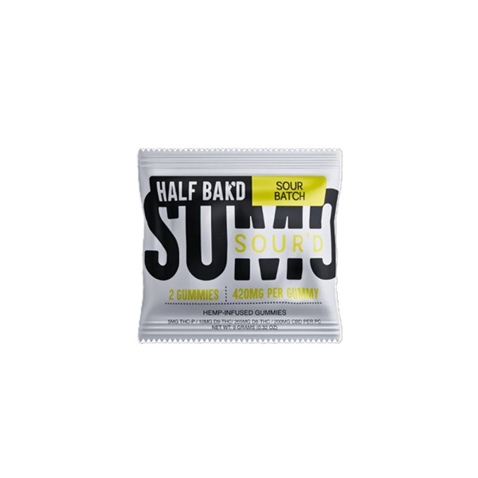 Picture of HALF BAK'D SOURD GUMMIES SUMO 420MG 2PK 30CT/BOX - SOUR BATCH