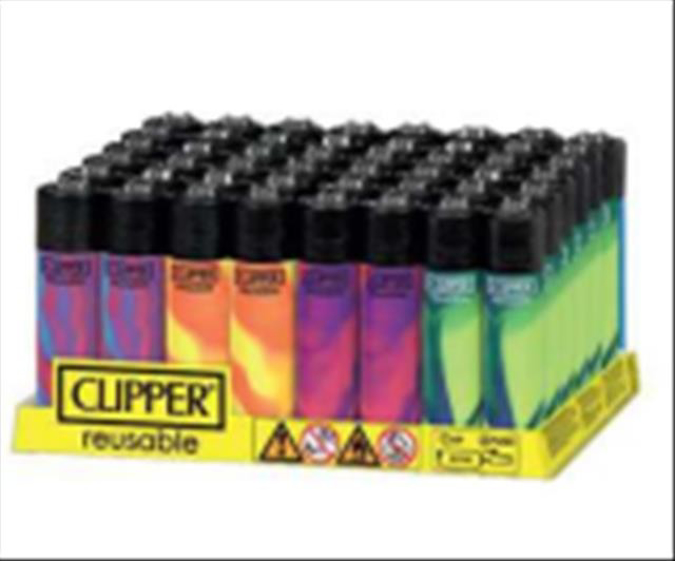 Picture of Clipper Flint Lighter Display 48CT-Paint Nebula Mix 1