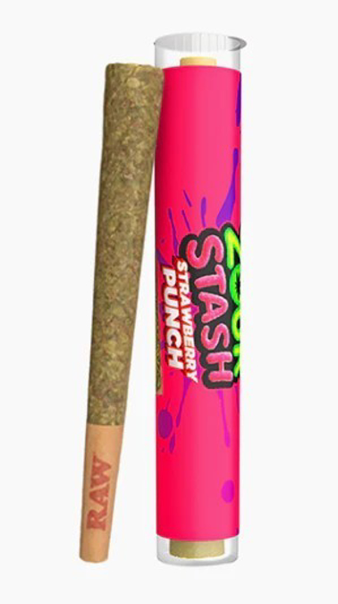 Picture of ZOUR STRASH PREROLLS  2GM 20CT - STRAWBERRY PUNCH
