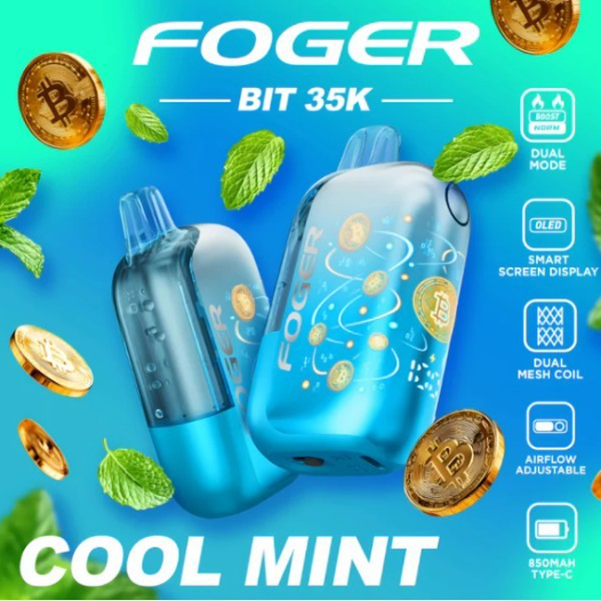 Picture of Foger Disposable BIT 35 000 Puffs 5ct/bx - COOL MINT