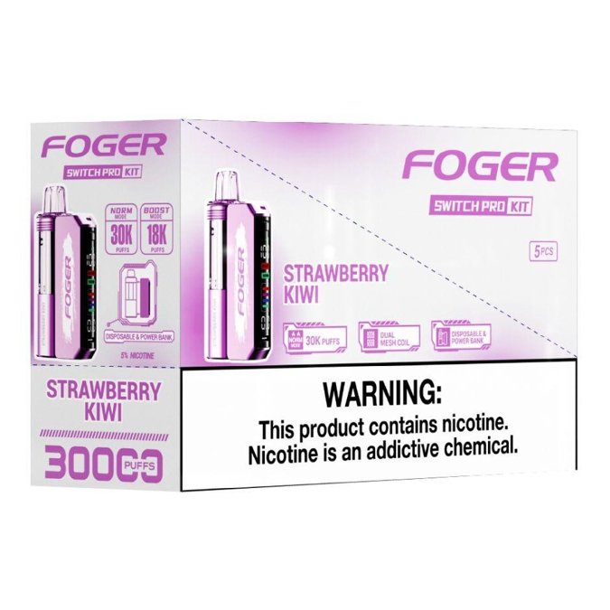 Picture of Foger Disposable kit Switch Pro 30,000 Puffs 5ct/bx - Strawberry Kiwi