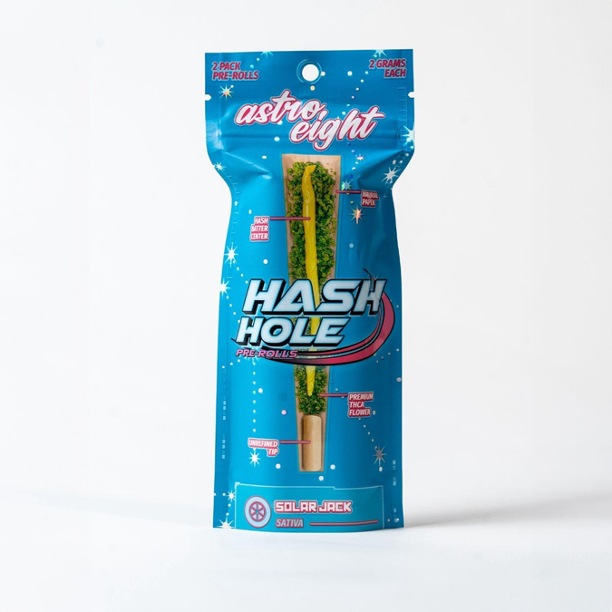 Picture of Astro Pre Rolls Hash Hole 2 Grams 2pk 10ct/bx - Solar Jack