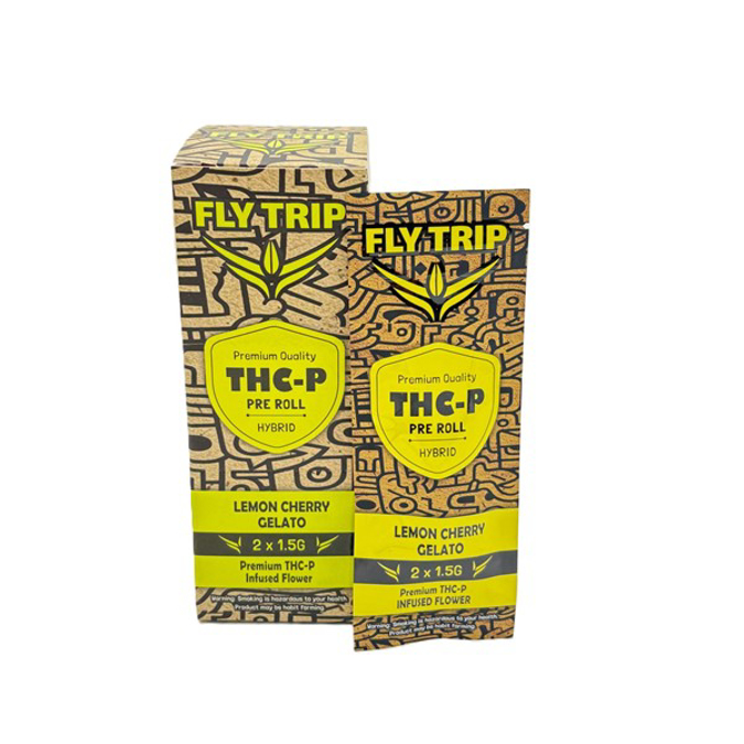 Picture of FLY TRIP TCH-P PREROLL 3GM 2CT - LEMON CHERRY GELATO