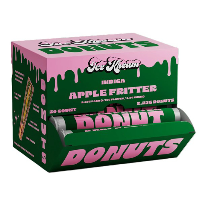 Picture of ICE KREAM DONUT PREROLLS 2.25GM 20CT - APPLE FRITTER