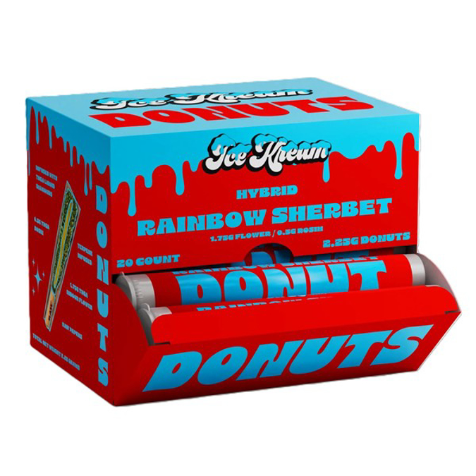 Picture of ICE KREAM DONUT PREROLLS 2.25GM 20CT - RAINBOW SHERBET