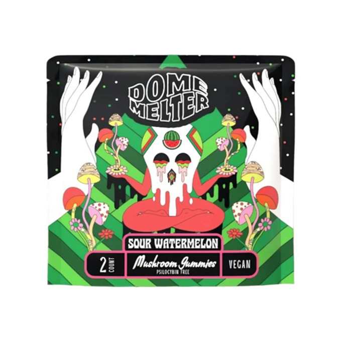 Picture of DOME MELTER MUSHROOM GUMMIES VEGAN 2CT/PACK 20/BOX - SOUR WATERMELON
