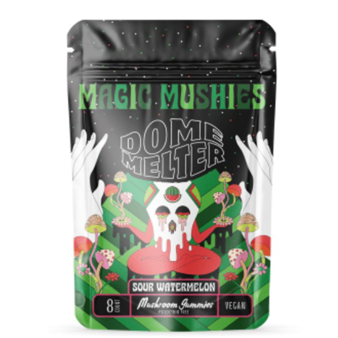 Picture of DOME MELTER MUSHROOM GUMMIES VEGAN 8CT - SOUR WATERMELON