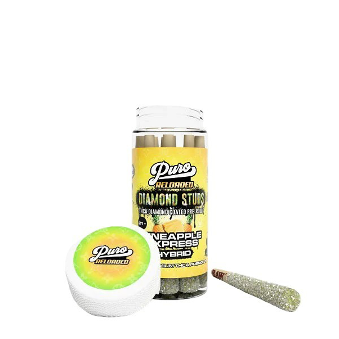 Picture of PURO RELOADED PREROLLS 2GM 10CT - PINEAPPLE EXPRESS