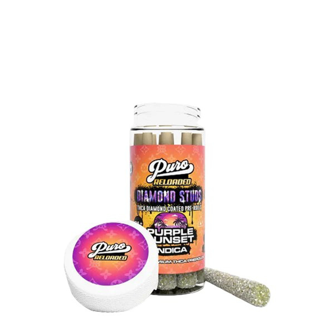 Picture of PURO RELOADED PREROLLS 2GM 10CT - PURPLE SUNSET