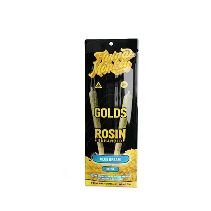 Picture of FLYING MONKEY GOLDS PREROLLS 1.65GM 2CT - BLUE DREAM
