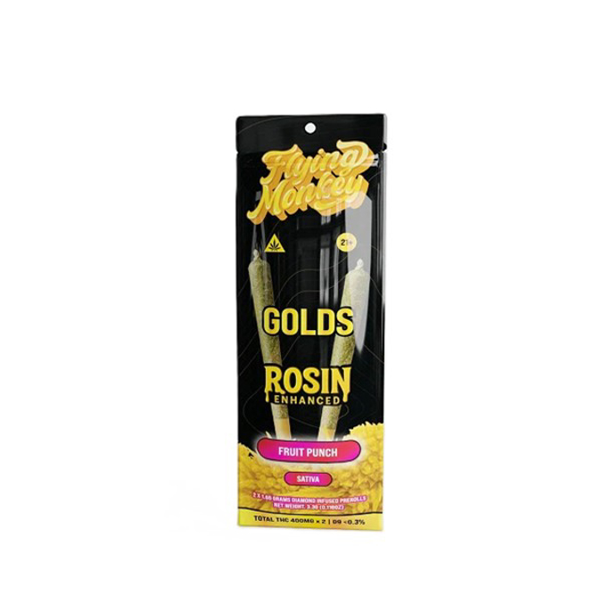 Picture of FLYING MONKEY GOLDS PREROLLS 1.65GM 2CT - FRUIT PUNCH