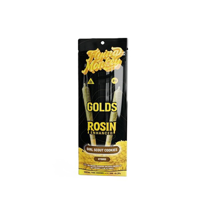 Picture of FLYING MONKEY GOLDS PREROLLS 1.65GM 2CT -  GIRL SCOUT COOKIES