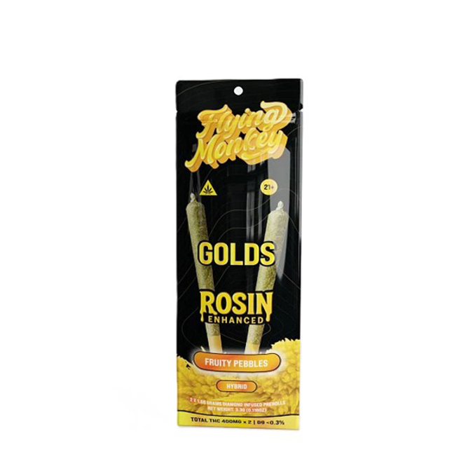 Picture of FLYING MONKEY GOLDS PREROLLS 1.65GM 2CT -  FRUITY PEBBLES