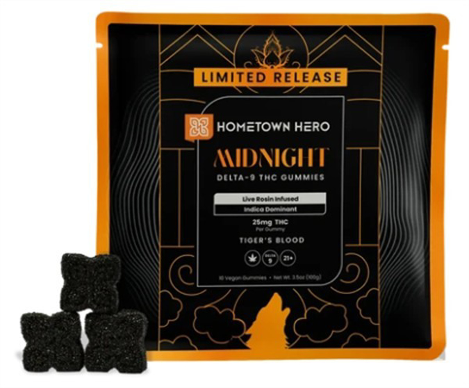 Picture of HOMETOWN HERO GUMMIES 25MG 10CT - MIDNIGHT