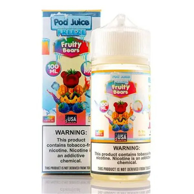 Picture of POD JUICE EJUICE 6MG 100ML - FREEZE FRUITY BEARS