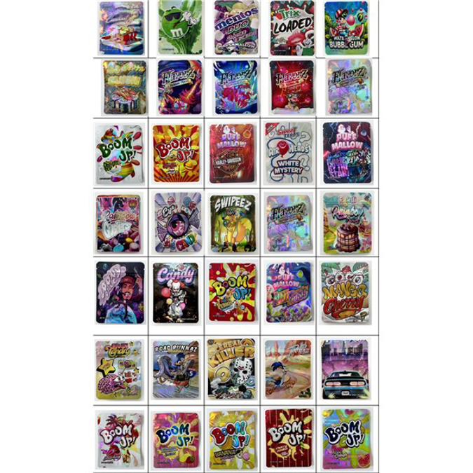 Picture of MYLAR BAG 3.5GM 50CT - MIX DESING