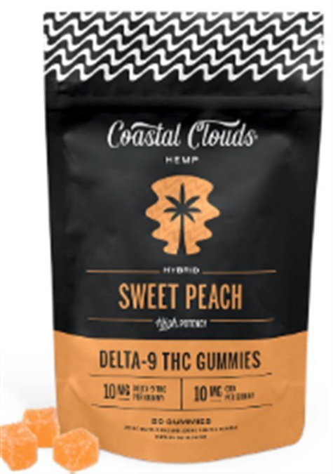 Picture of COASTAL CLOUDS GUMMIES 10MG 20CT - SWEET PEACH