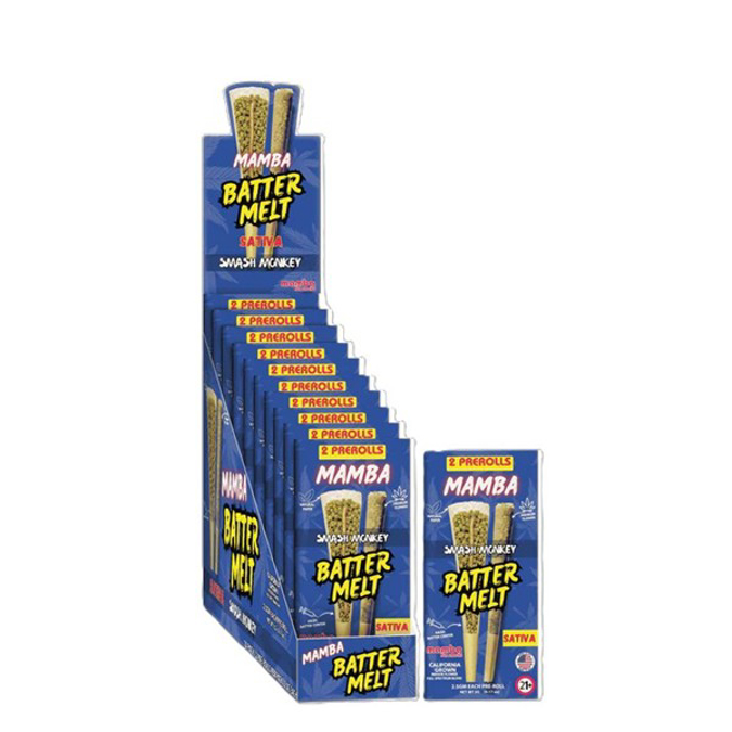 Picture of MAMBA BETTER MELT PREROLLS 2.5GM 2CT - SMASH MONKEY