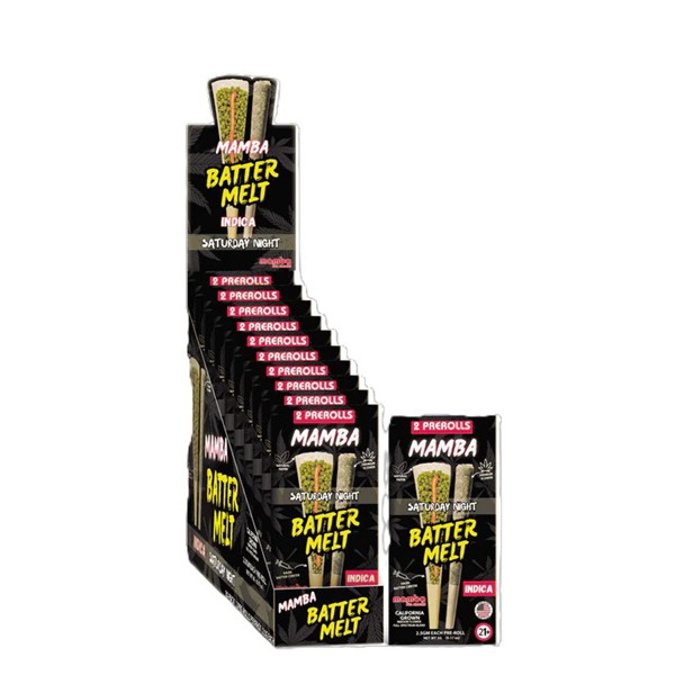 Picture of MAMBA BETTER MELT PREROLLS 2.5GM 2CT - SATURDAY NIGHT