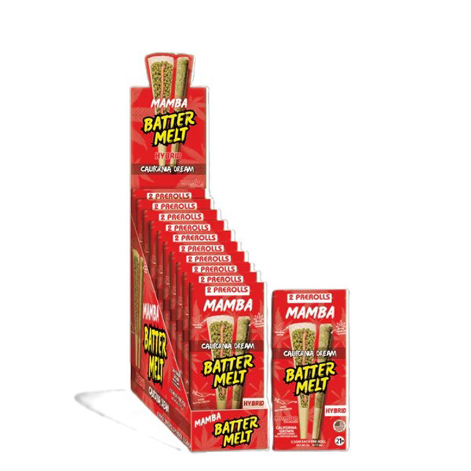 Picture of MAMBA BETTER MELT PREROLLS 2.5GM 2CT - CALIFORNIA DREAM