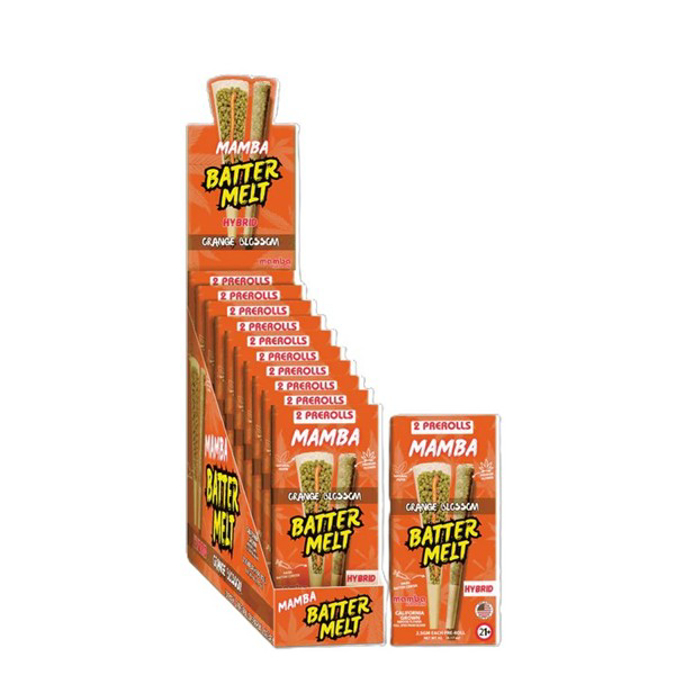 Picture of MAMBA BETTER MELT PREROLLS 2.5GM 2CT - ORANGE BLOSSOM