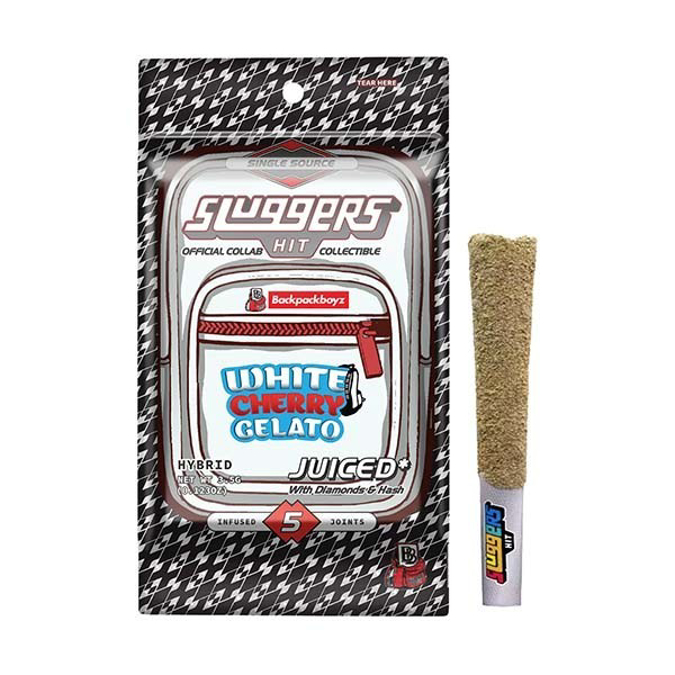 Picture of SLUGGERS HIT PREROLLS 3.5GM 5CT - WHITE CHERRY GELATO