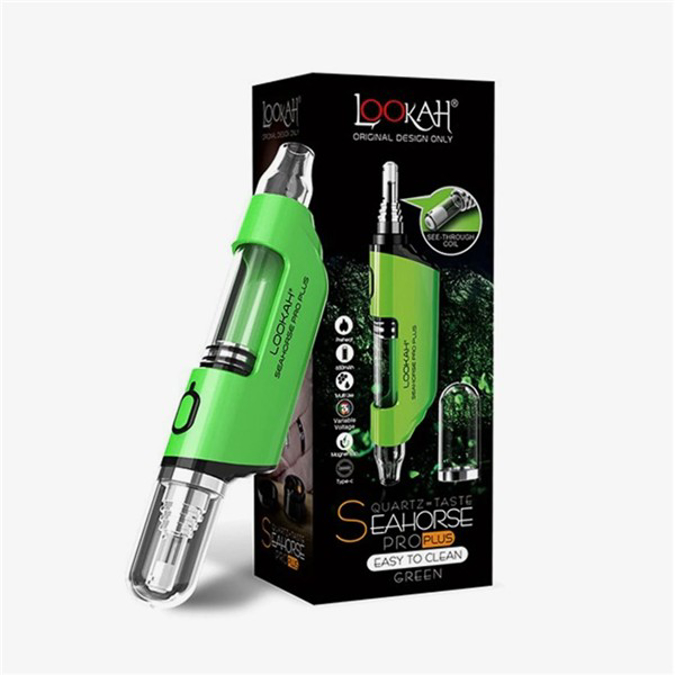 Picture of LOOKAH SEAHORSE PRO PLUS DAB PEN VAPORIZER KIT - LIMEGREEN GARDINET