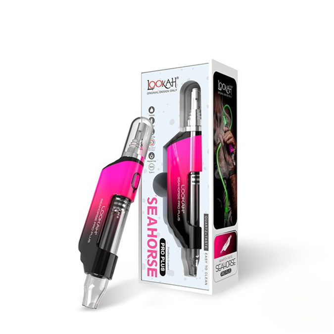 Picture of LOOKAH SEAHORSE PRO PLUS DAB PEN VAPORIZER KIT - PINKBLACK GARDINET