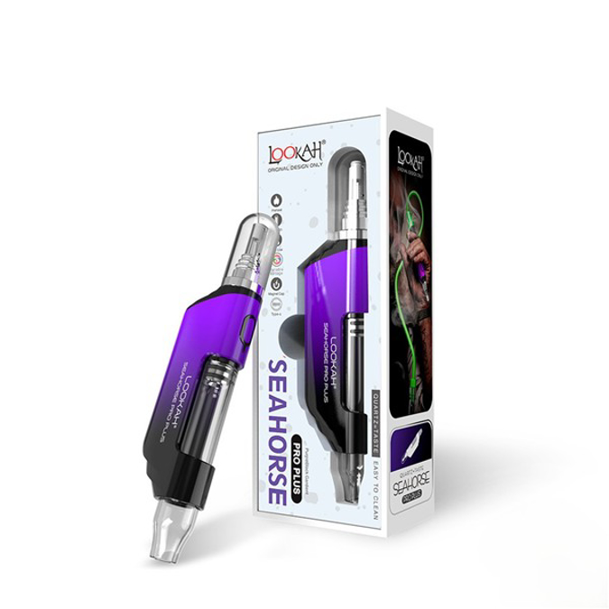 Picture of LOOKAH SEAHORSE PRO PLUS DAB PEN VAPORIZER KIT - PURPLEBLACK GARDINET