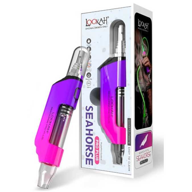 Picture of LOOKAH SEAHORSE PRO PLUS DAB PEN VAPORIZER KIT - PURPLE PINK GARDINET