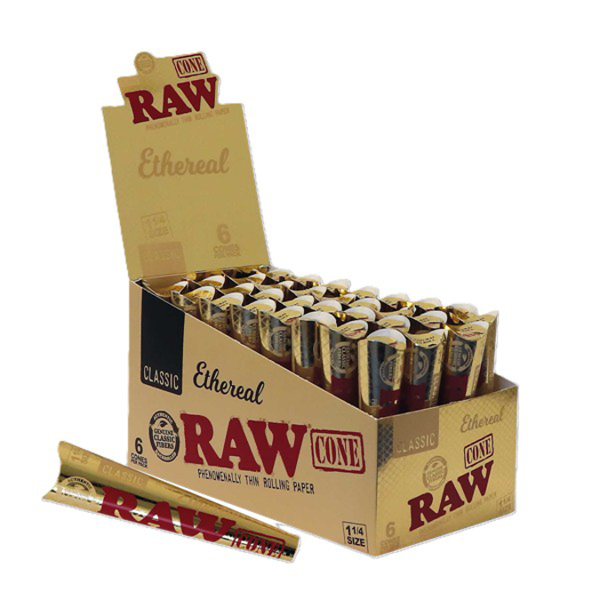Picture of RAW CLASSIC ETHERAL CONE 1 1/4 6PK 32CT