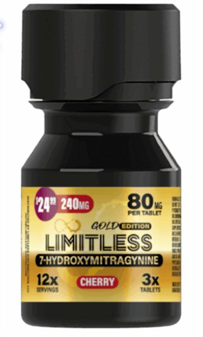 Picture of HYDROXY - LIMITLESS 80MG 3CT - CHERRY