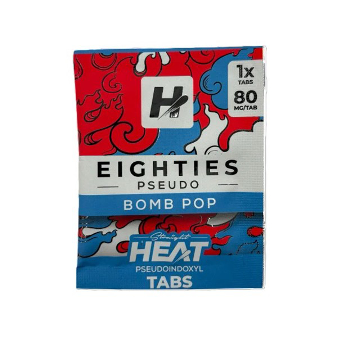 Picture of HYDROX - HEAT EIGHTIES PSEUDO TAB 80MG 1CT/PACK 25PACK/BOX - BOMB POP