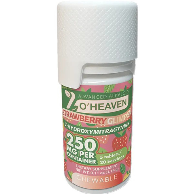 Picture of HYDROXY - 7OHEAVEN 50MG 5CT/JAR - STRAWBERRY CLIMPSE