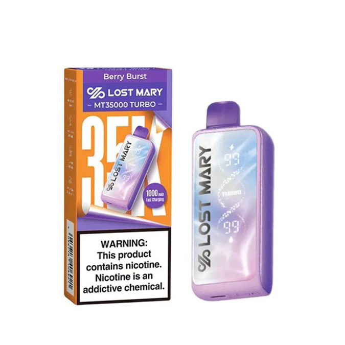 Picture of LOSTMARY TURBO DISPOSABLE MT35000 5CT - BERRY BURST