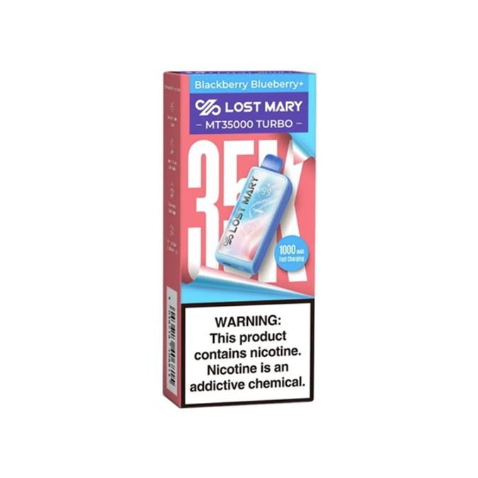 Picture of LOSTMARY TURBO DISPOSABLE MT35000 5CT - BLACKBERRY BLUEBERRY