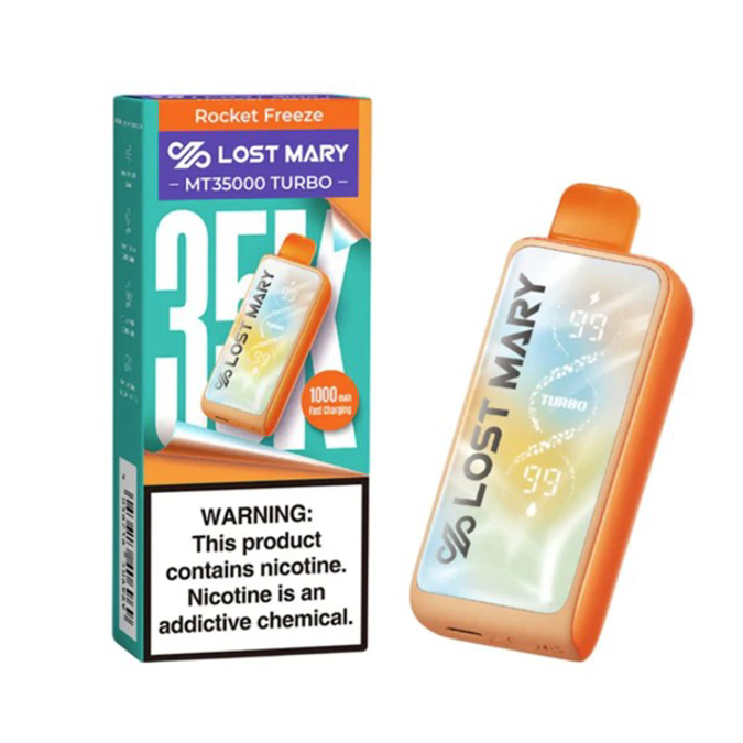 Picture of LOSTMARY TURBO DISPOSABLE MT35000 5CT - ROCKET FREEZE