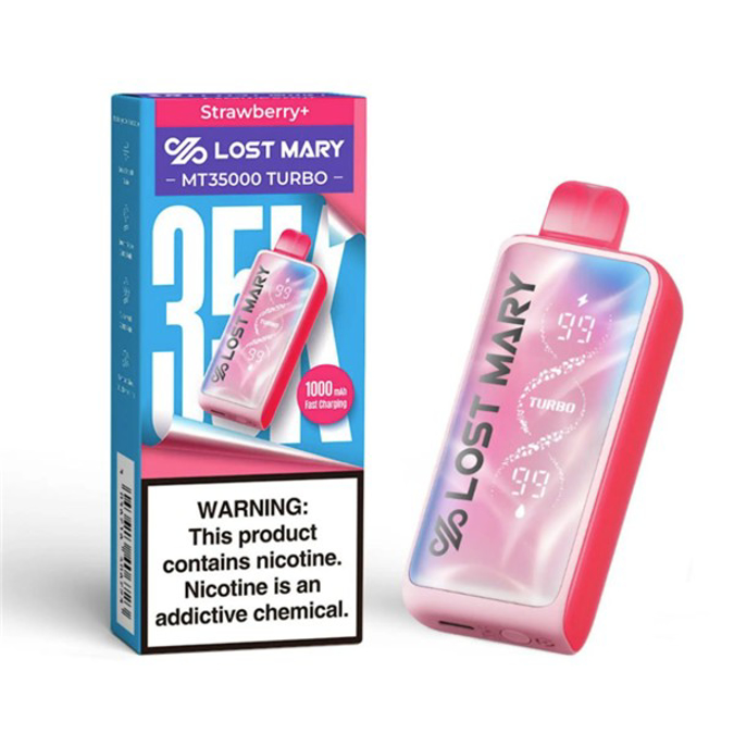 Picture of LOSTMARY TURBO DISPOSABLE MT35000 5CT - STRAWBERRY